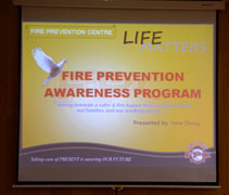 Malaysia Fire Prevention Central（FPC）常常到處舉辦防火安全講座，向民眾提供正確的防火知識，使民眾對火患有進一步的認識，減少了許多火患的發生，服務別人比被服務的人更有福。【攝影者：傅漢成（誠穩）】